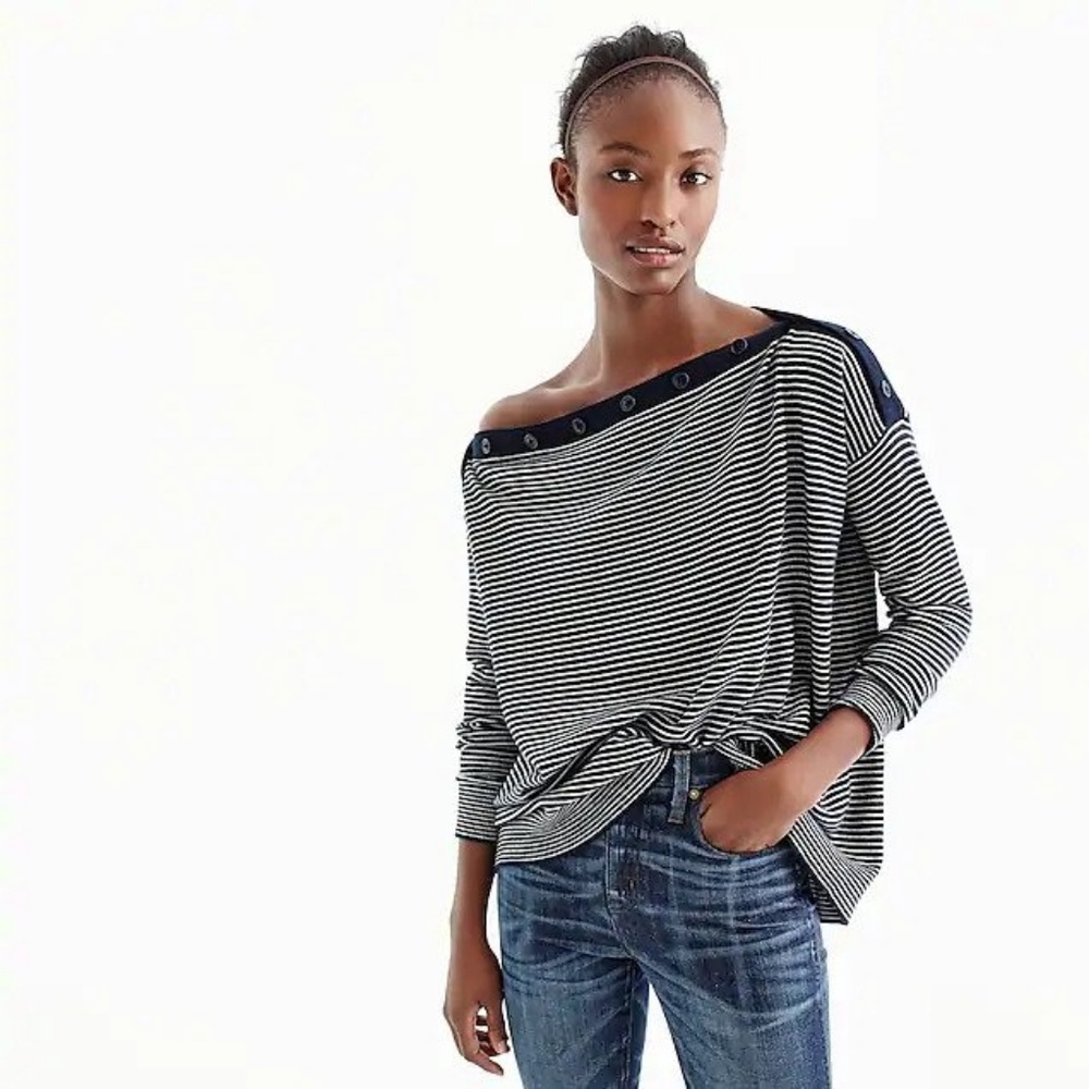 NWOT J Crew Cashmere Oversized Boatneck Sweater